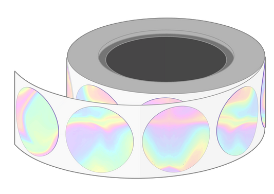 Holographic Circle Labels
