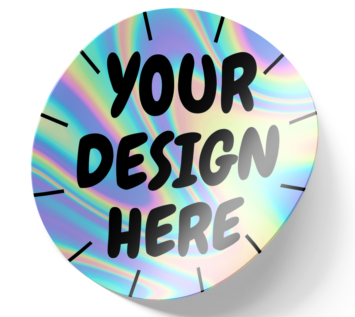 Holographic Circle Labels