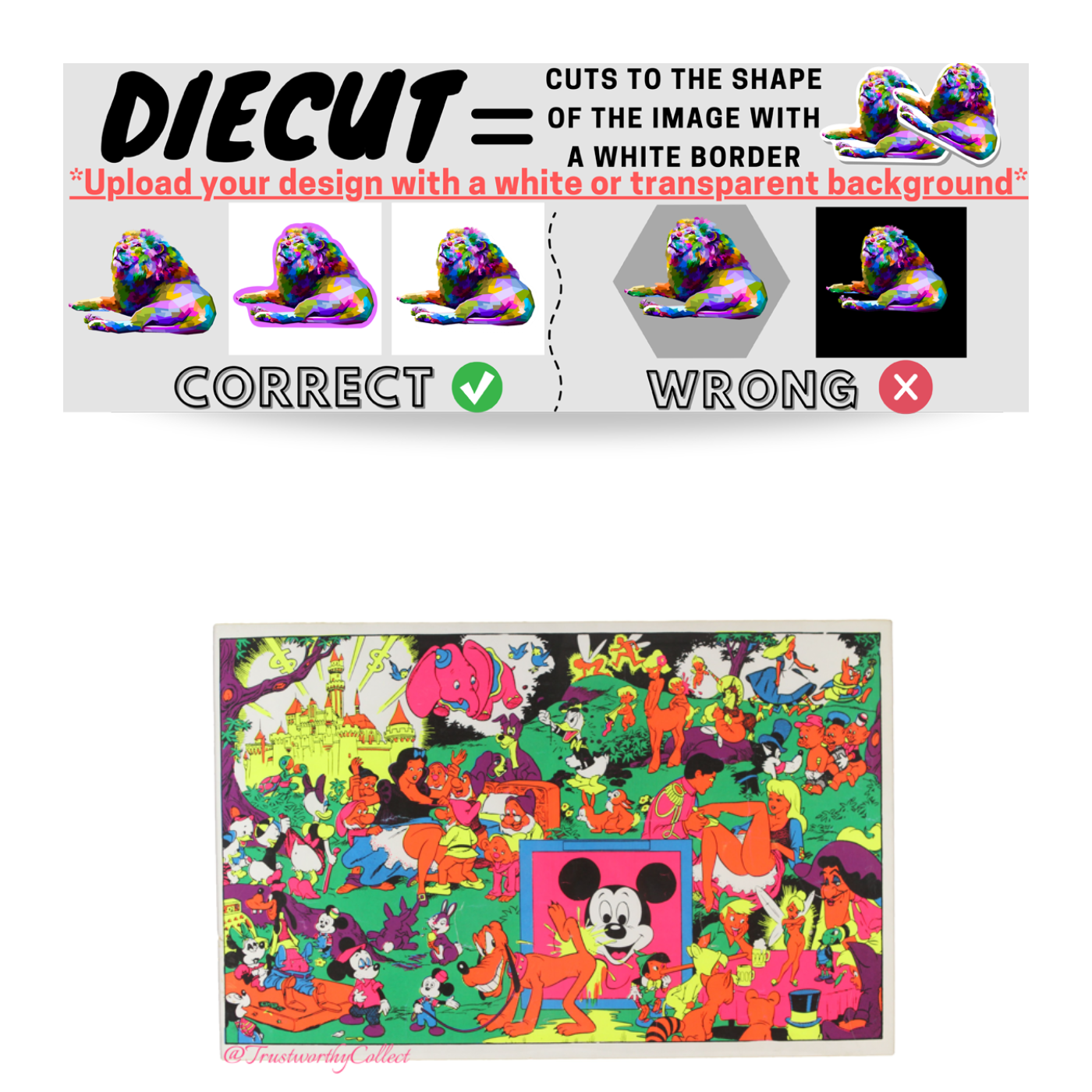 Custom Stickers - Upload your own design + logo - Gloss waterproof vinyl material (Die Cut)