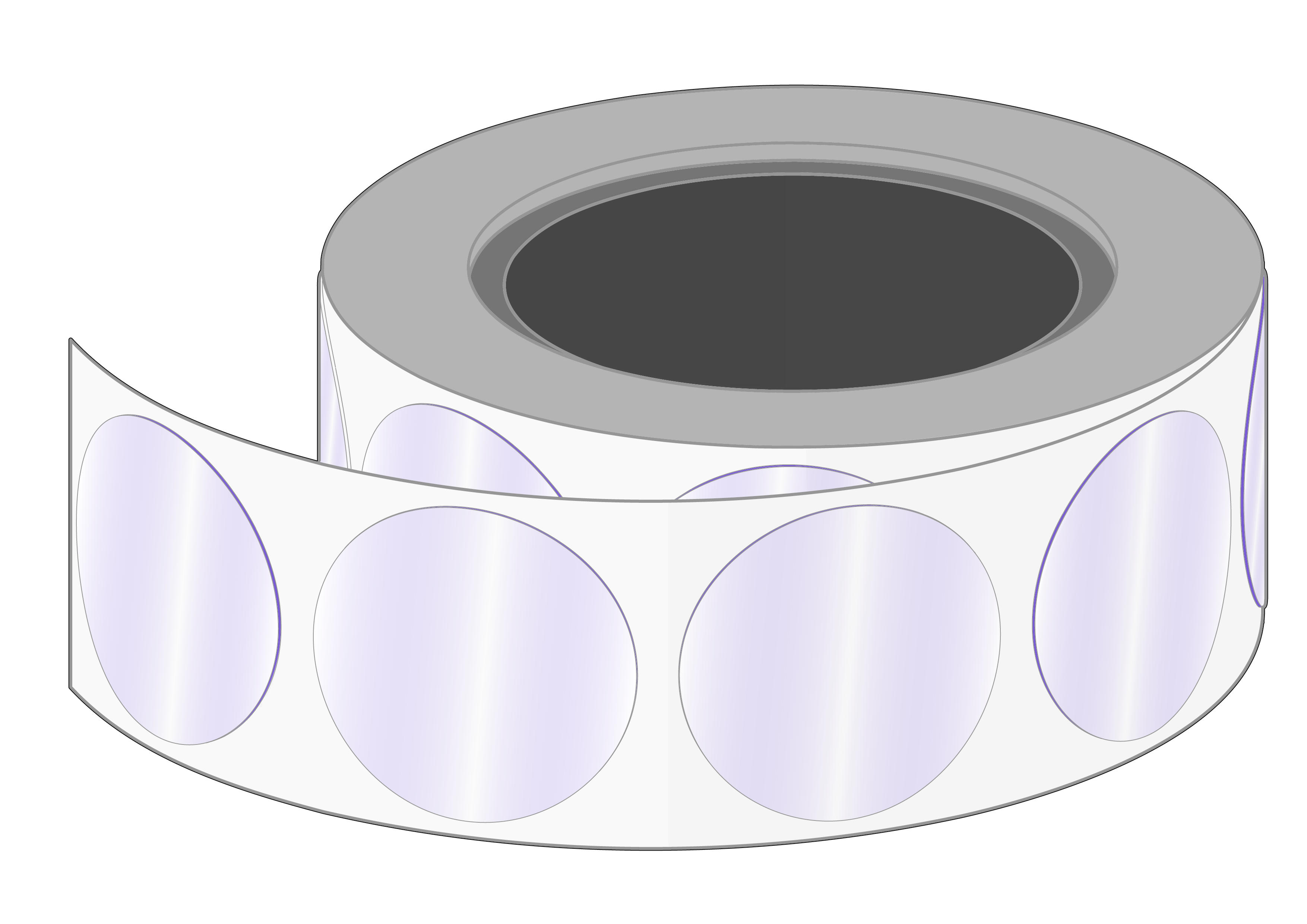 Clear Circle Labels – StickerFreaks